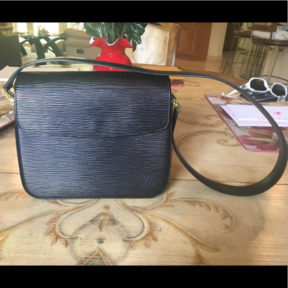 Louis Vuitton Black Epi Buci Box Bag